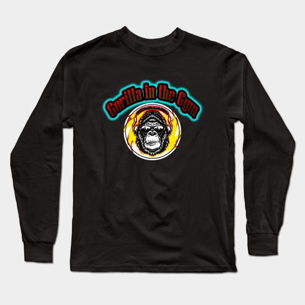 Gorilla in the gym Long Sleeve T-Shirt by HUNTING DIVISION